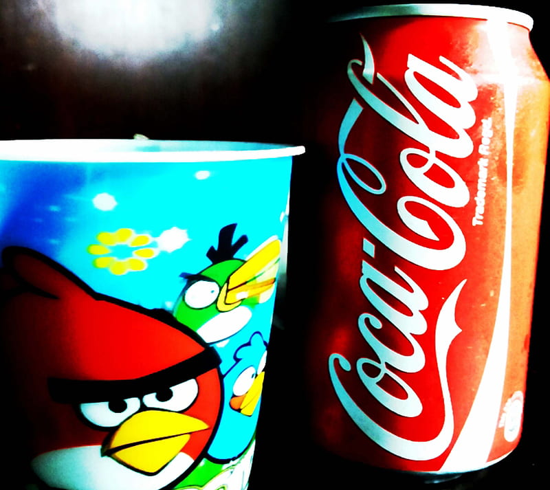 angry birds coca col, angry birds, coca cola, HD wallpaper