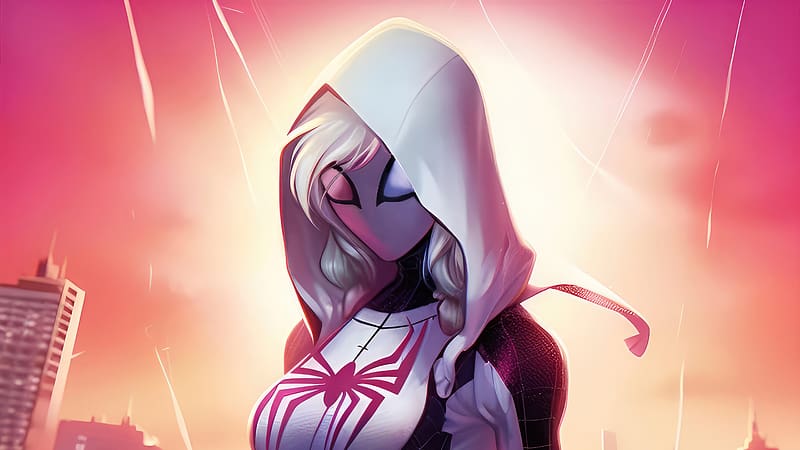 Spider Gwen 2023, spiderman, gwen-stacy, superheroes, artwork, artist, deviantart, HD wallpaper