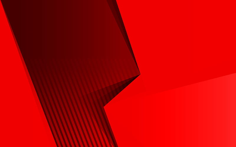 Red abstract background red geometric background, red creative background,  red paper background, HD wallpaper | Peakpx
