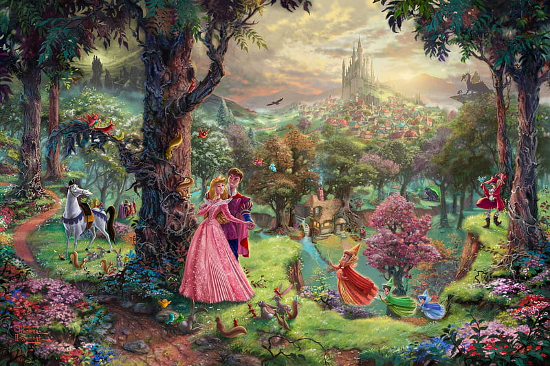 Sleeping Beauty, Aurora, Disney, Walt Disney, Disney Princess, HD wallpaper
