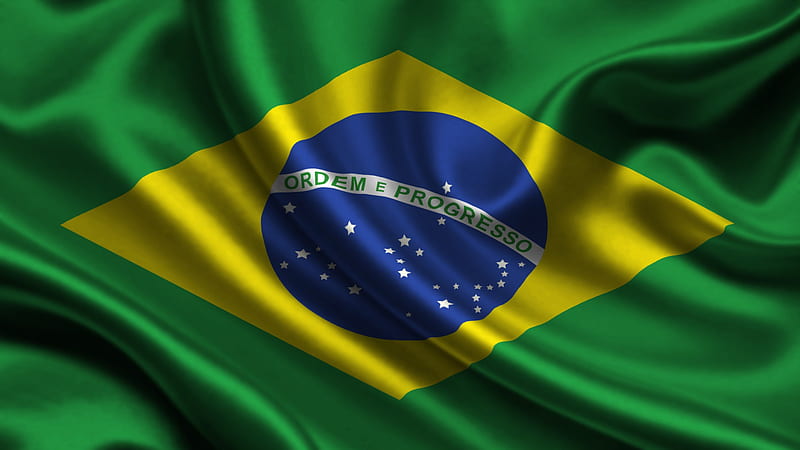Brazil Flag, brazil, flag, HD wallpaper