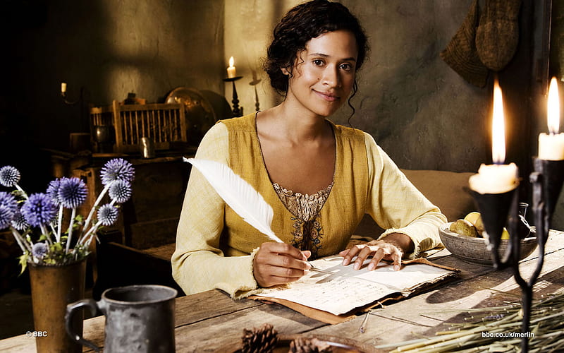 Guinevere (Gwen), merlin, celebrity, gwen, people, entertainment, tv series, angel coulby, actresses, HD wallpaper