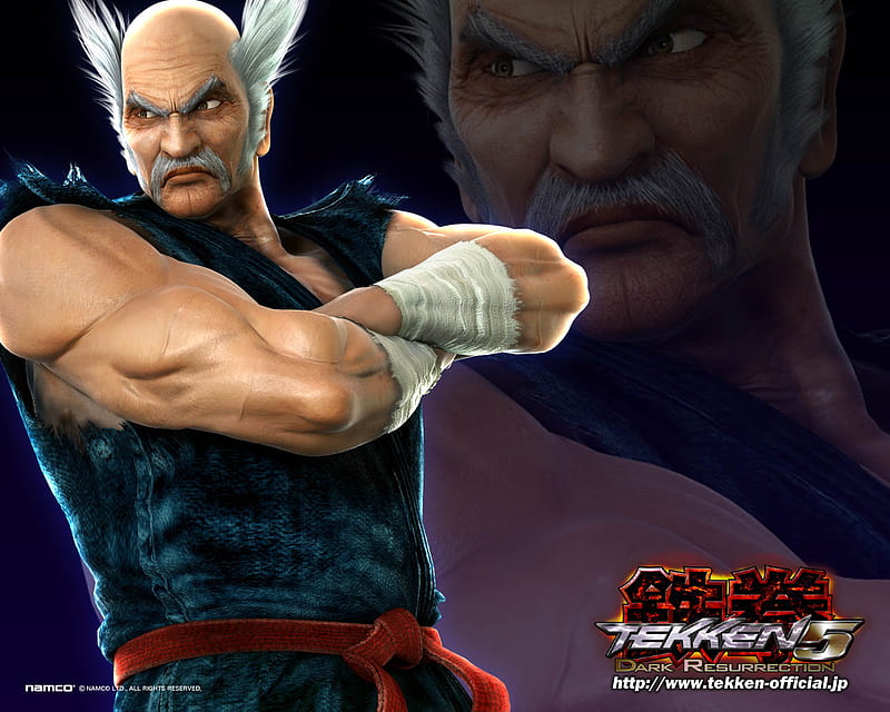 Tekken: Jogos da série Tekken, Personagens da série Tekken, Tekken 5: Dark  Resurrection, Yoshimitsu, Tekken 6, Tekken 4, Heihachi Mishima