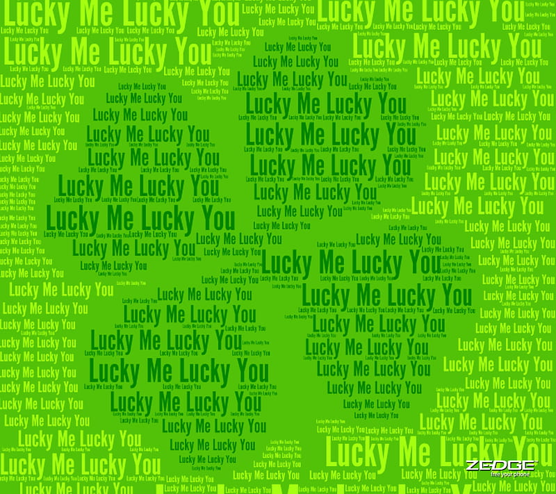 Lucky Me Lucky You, beer, fun, green, holiday, ireland, irish, party, zpaddys, HD wallpaper