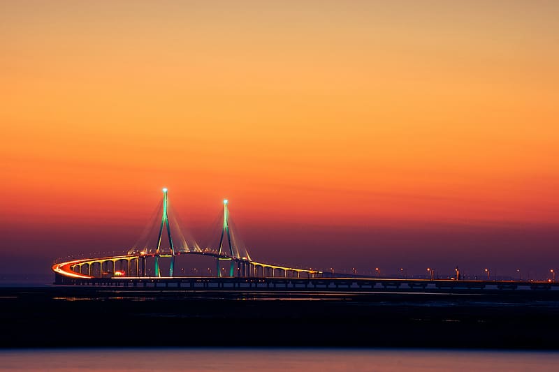 Bridges, , Incheon Bridge, HD wallpaper