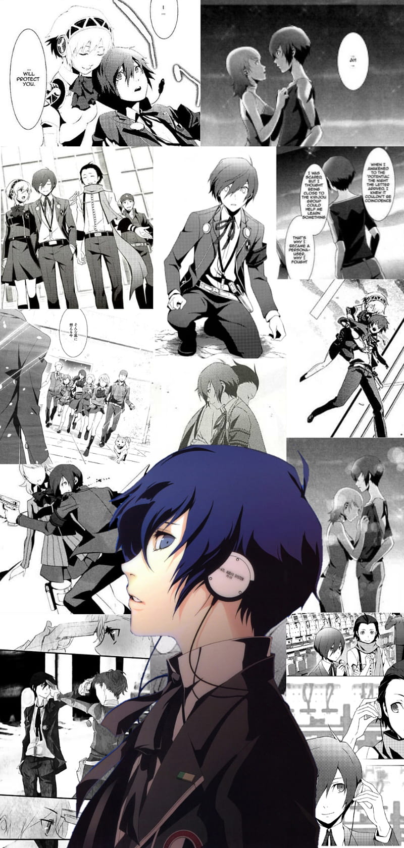 Makoto Yuki , aesthetic, anime, manga, persona 3, HD phone wallpaper