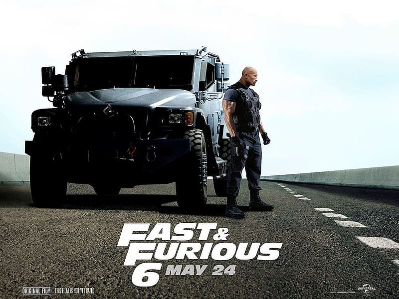 Dwayne Johnson, Movie, Luke Hobbs, Fast & Furious 6, HD wallpaper