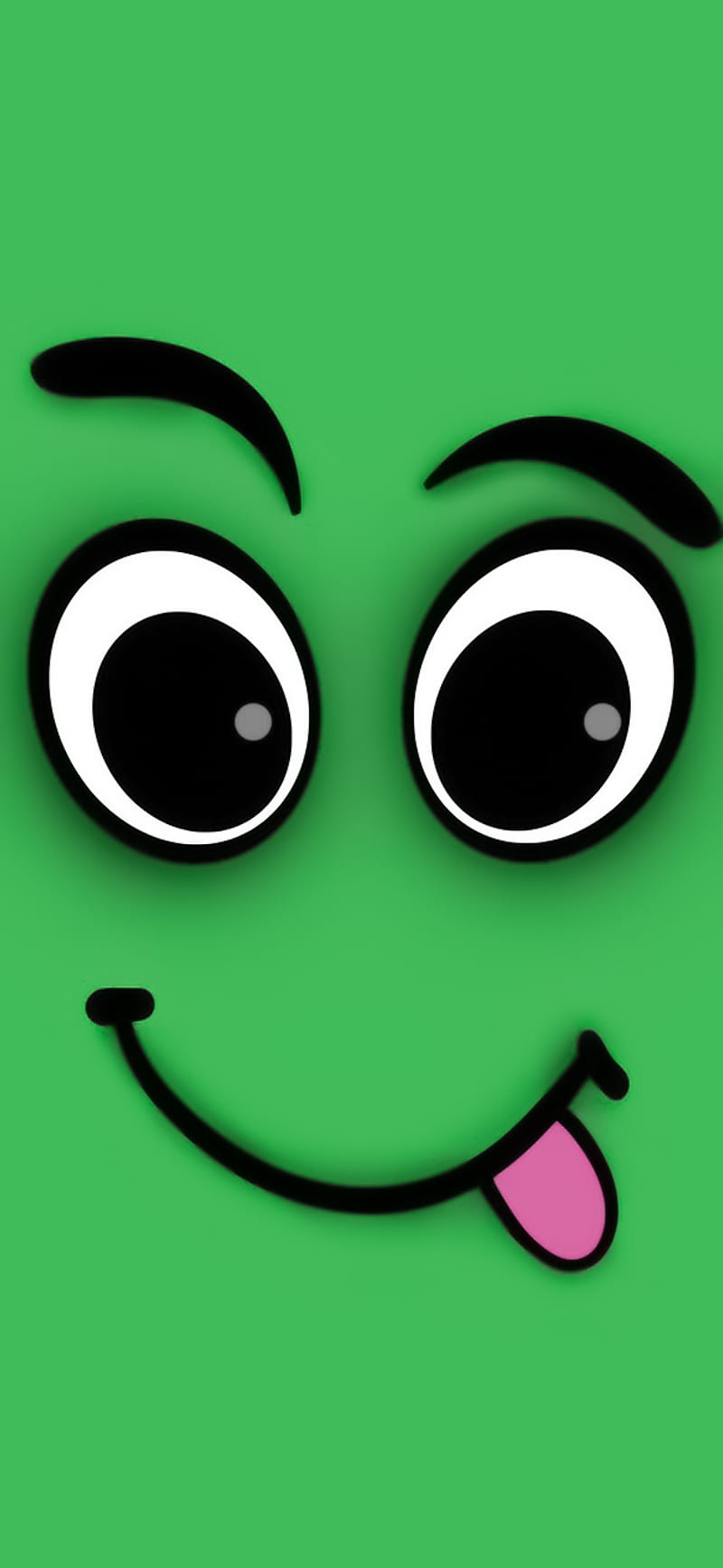 Emoji face, binod, green, happy yummy, HD phone wallpaper