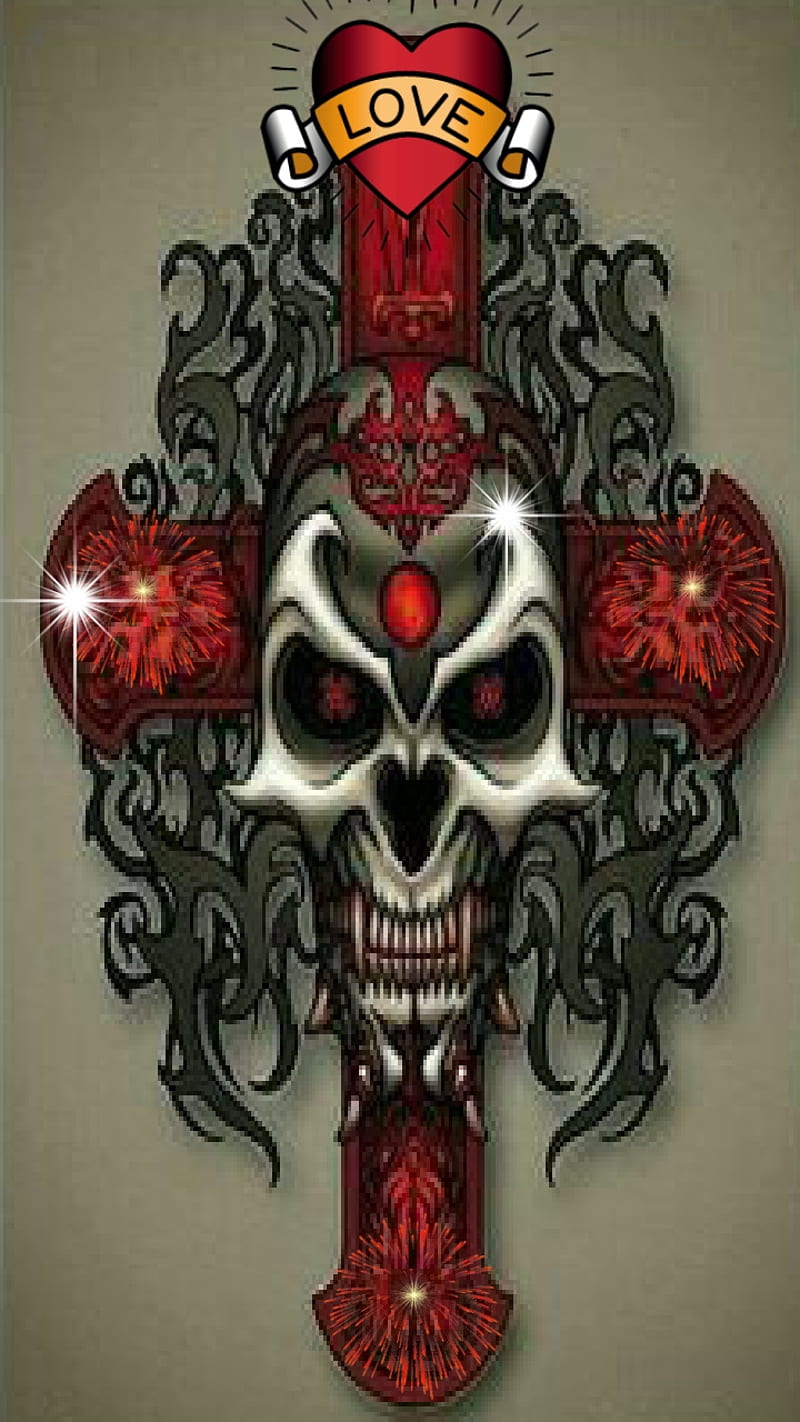 no fear skull wallpaper