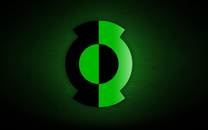 Green Lantern Logo Metal Keychain