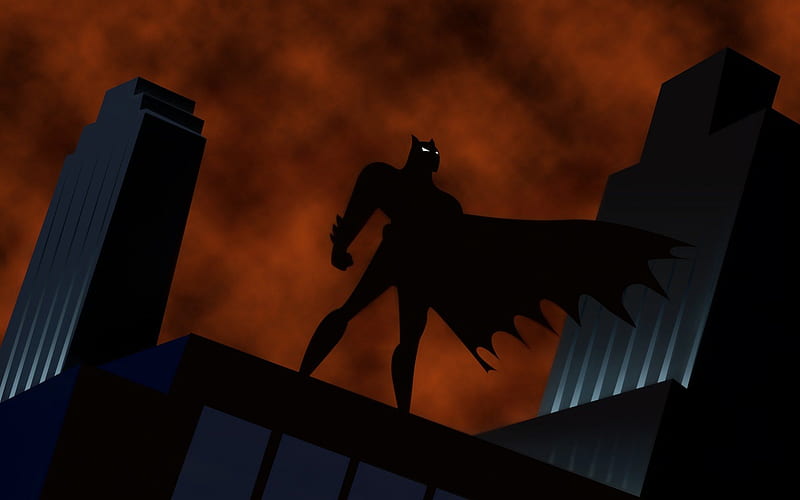 Batman the animated series, ANIMATED, TV SERIES, BATMAN, DARK KNIGHT, HD wallpaper