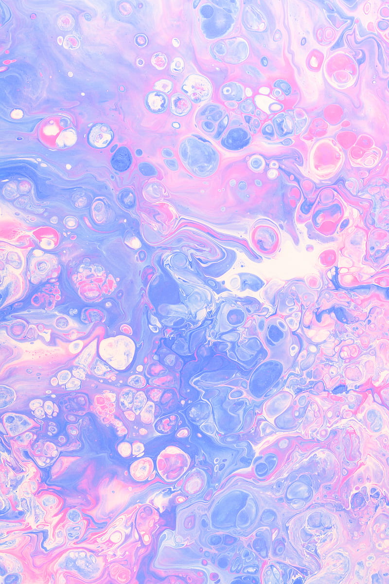 paint, liquid, fluid art, stains, multicolored, pastel, HD phone wallpaper