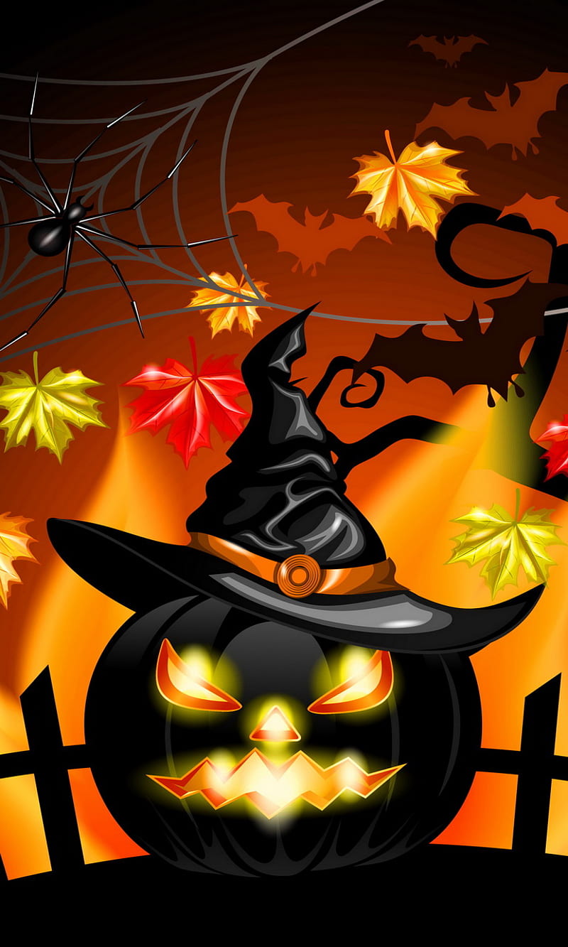 Halloween, festive halloween, pumpkins, scary, trick or treat, HD phone wallpaper