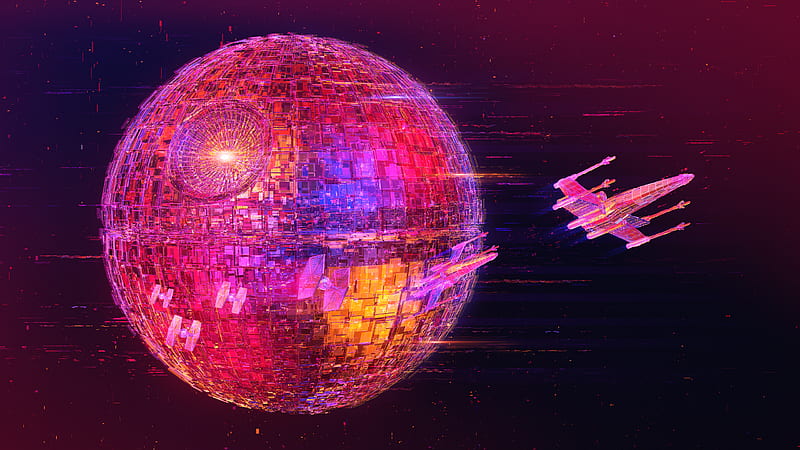 Star Glow Futurist Lights, digital-universe, lights, spaceship, pink, HD wallpaper