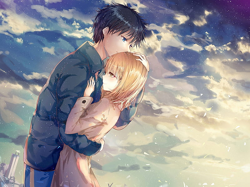 Anime couple cute and fan art anime 1744778 on animeshercom