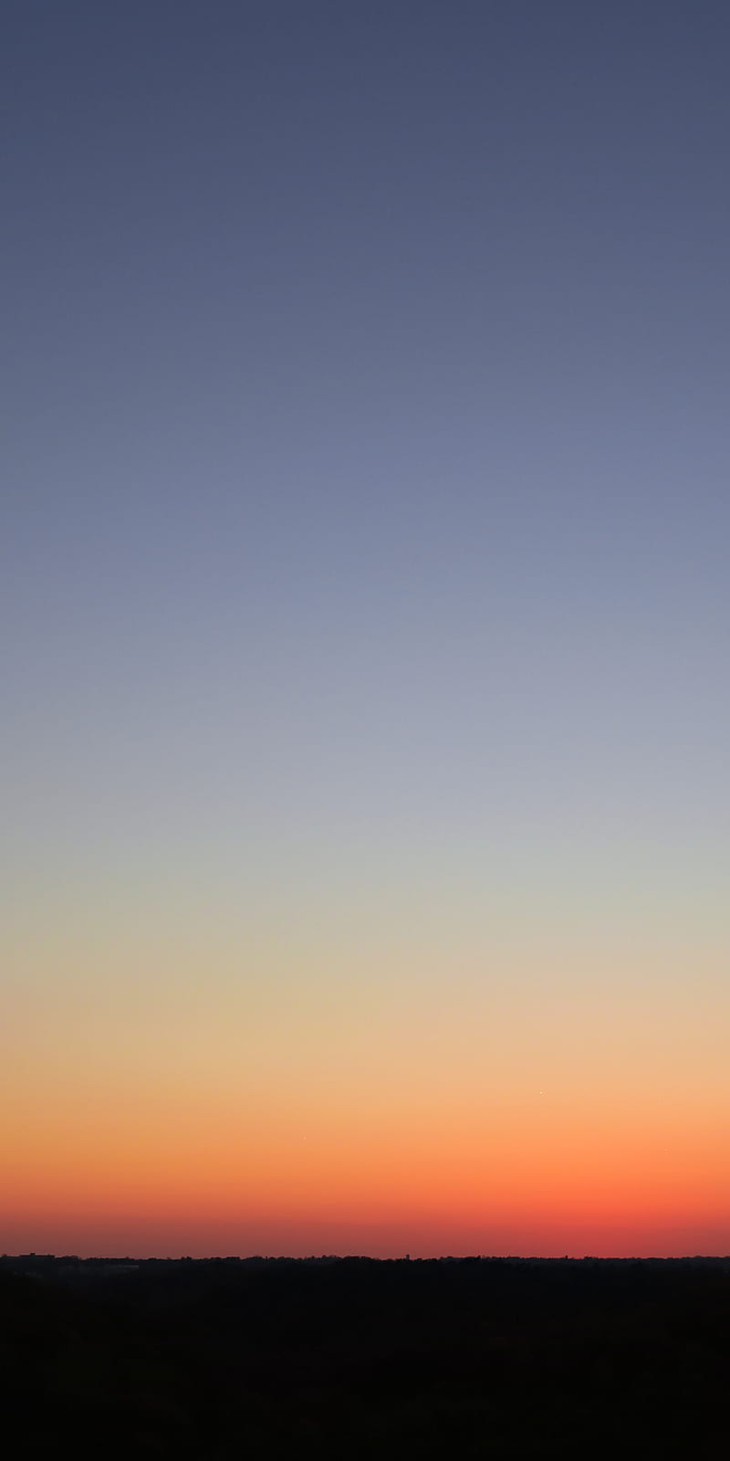 sunset, twilight, horizon, sky, dark, HD phone wallpaper