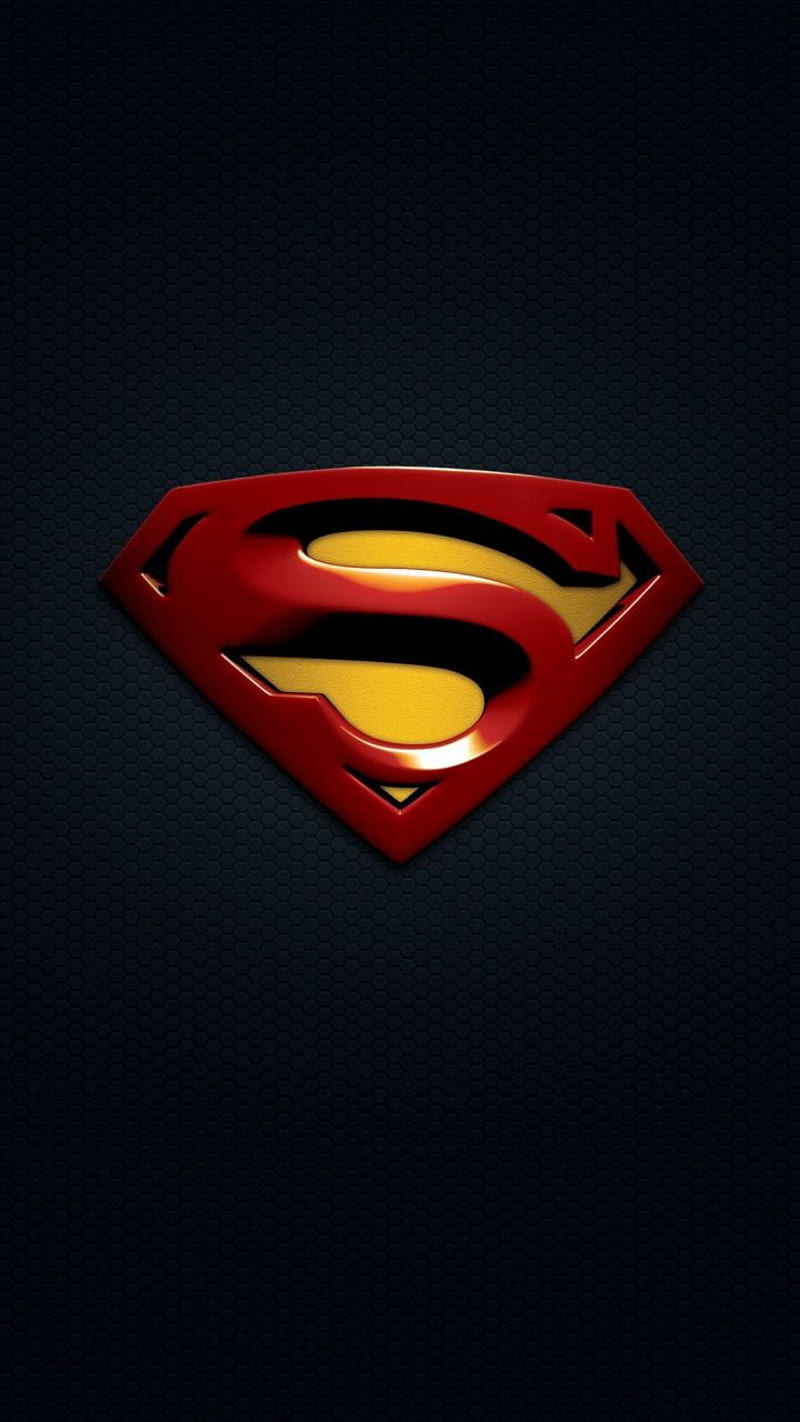 SUPERMAN, logo, heroes, HD phone wallpaper | Peakpx