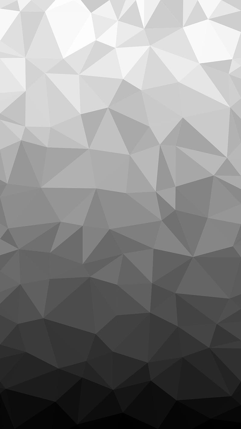 Geometric Greyscale, black, geometric, gris, simplistic, white, HD phone wallpaper