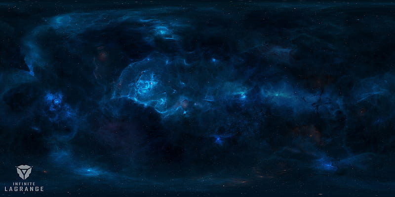 Skybox, stars, fantasy, cosmic, dark, tim barton, celestial, blue, luminos, HD wallpaper