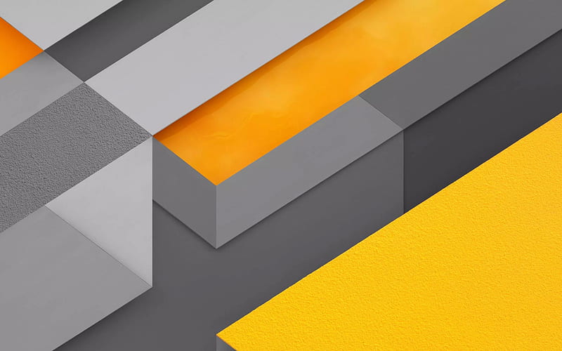 Yellow-gray abstract background, material design, creative geometric  background, HD wallpaper | Peakpx