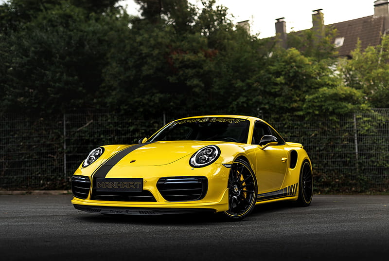 Porsche, Porsche 911 Turbo, Car, Porsche 911, Sport Car, Yellow Car, HD wallpaper