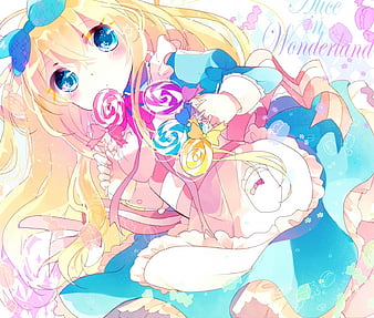 anime girl with long flowing rainbow hair with rainb... | OpenArt