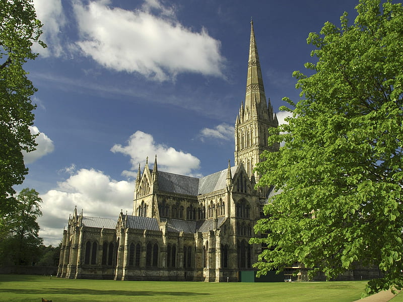 Salisbury Cathedral, England, architecture, cathedral, church, England ...