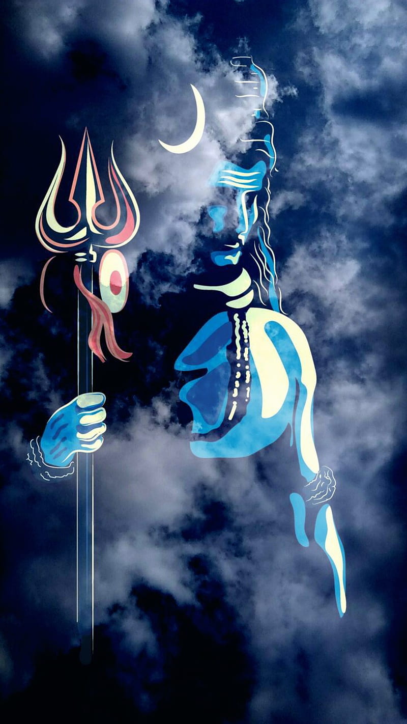 Shiva, cloud, combination, sky, HD phone wallpaper