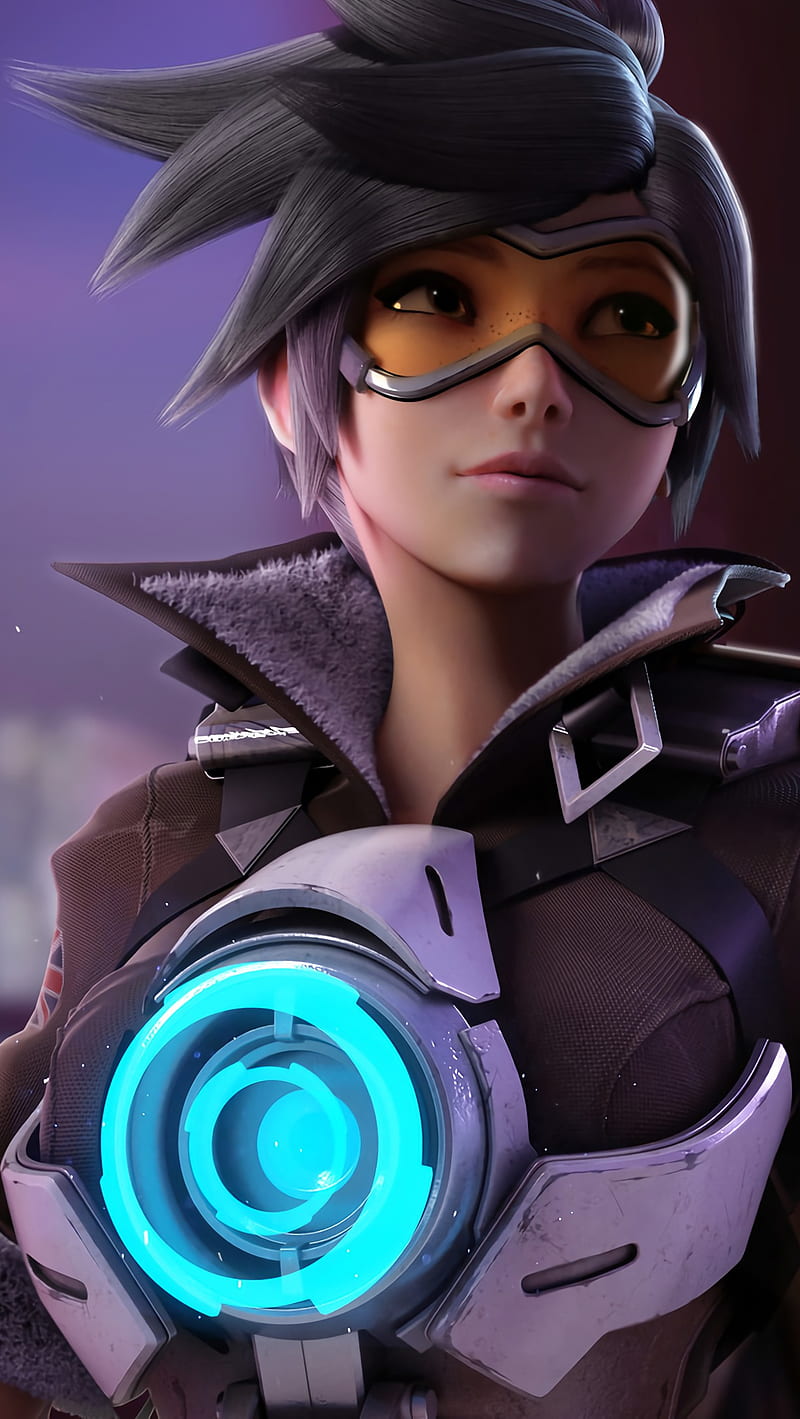 Tracer - Overwatch, blizzard, HD phone wallpaper