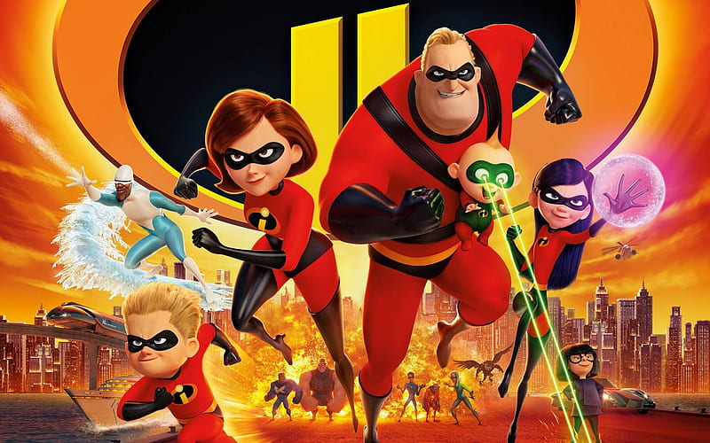 Incredibles 2, cool, entertainment, movies, funny, HD wallpaper | Peakpx