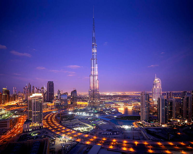 Burj Khalifa, highest, dubai, tallest, HD wallpaper