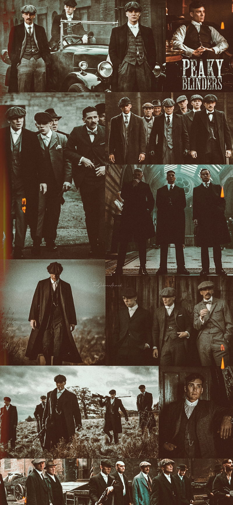Peaky Blinders, #collage, coat, standing, entertainment, dark, technology,  HD phone wallpaper | Peakpx