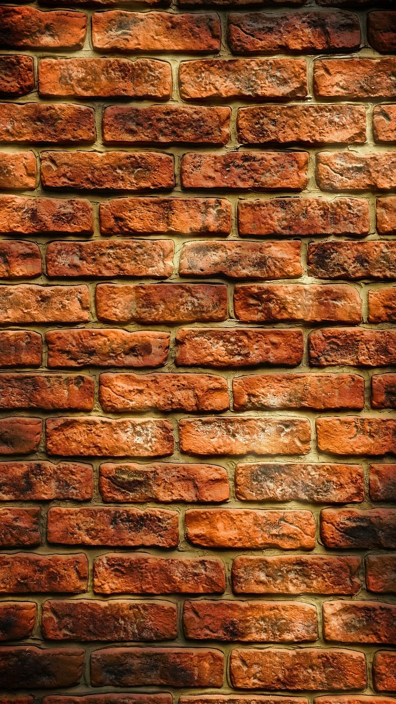 WALL, texture, vintage, brick, bricks, HD phone wallpaper
