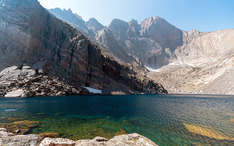 Rocky Mountain National Park Lake Colorado USA, HD wallpaper