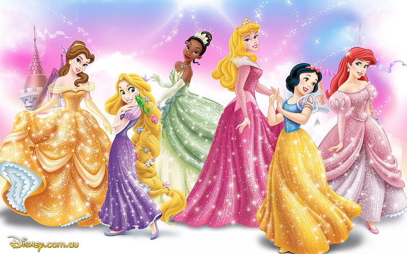 Disney Princesses, beauty, girls, Disney, princess, HD wallpaper