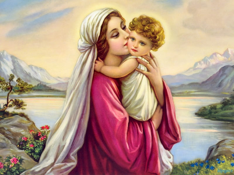 Mother Mary, christ, jesus, christianity, virgin, religion, mary, mother, god, HD wallpaper