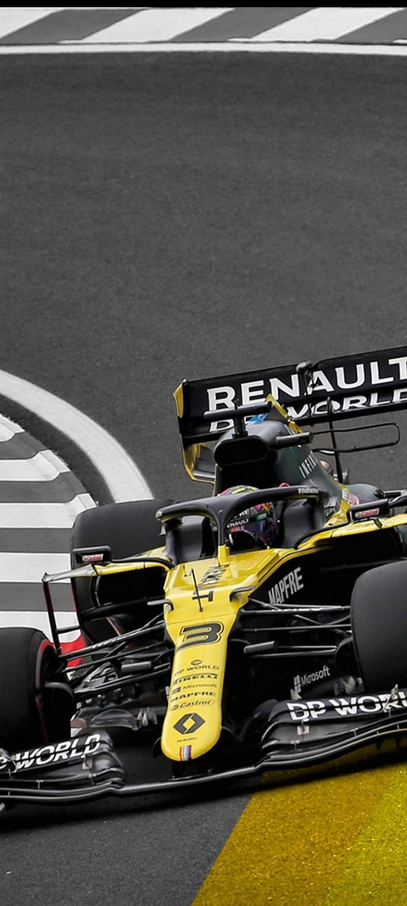 Renault F1, carros, f1, formula, racecars, renault, renaultf1, yellow, HD phone wallpaper
