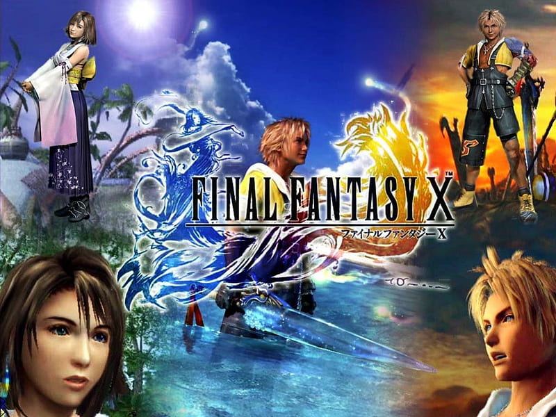 Final Fantasy X, tidus, sword, yuna, HD wallpaper
