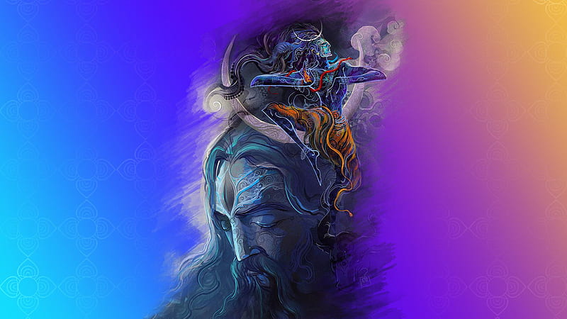Lord Shiva Art Mahadev, HD wallpaper