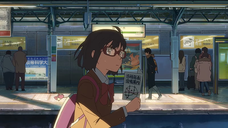 Anime, Cross Road, Glasses, Miho (Cross Road), HD wallpaper