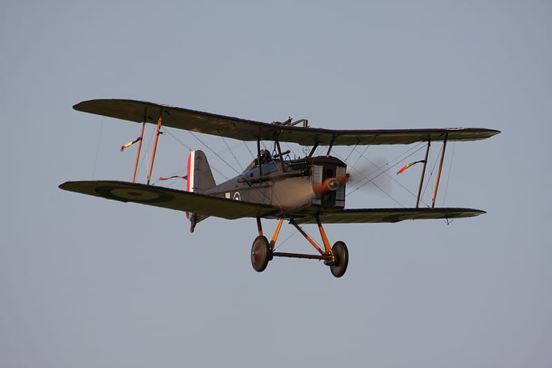 Royal Aircraft Factory SE5a, Royal Flying Corps, fighter, WW1, biplane, historic, HD wallpaper