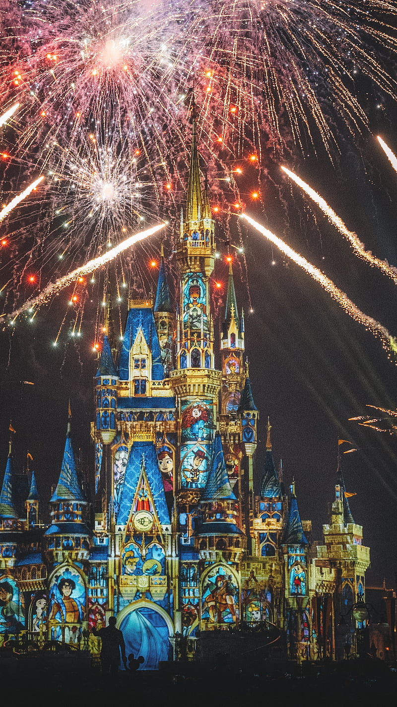 Disney World Fireworks Wallpaper