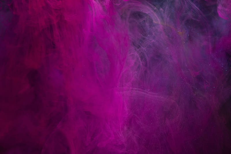 ink, paint, liquid, purple, abstraction, HD wallpaper