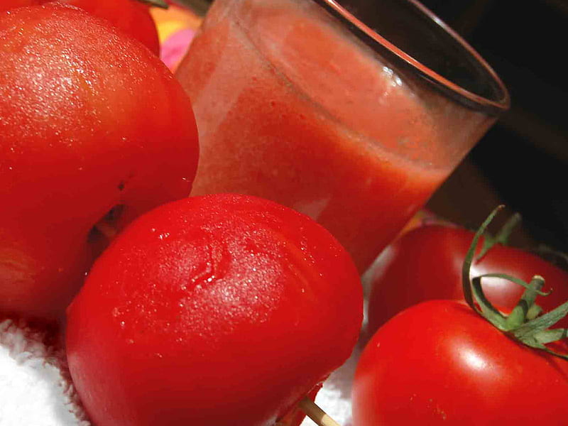 Tomato Juice, vegetable juice, graphy, juice, food, drink, comestible, refreshment, HD wallpaper