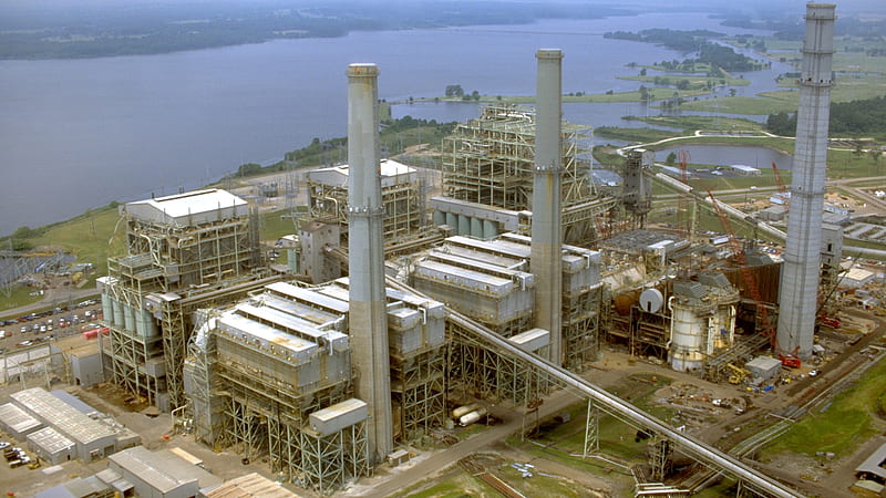 Coal-Fired Monticello Power Plant, Building, Monticello, Coal-Fired, Plant, Industrial, Power, HD wallpaper