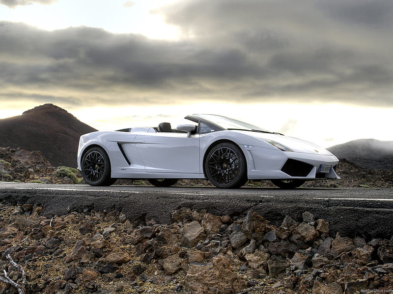 white lamborghini gallardo wallpapers