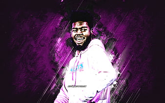 Download wallpapers Khalid 4k violet neon lights american singer music  stars Khalid Donnel Robinson fan art Khalid 4K for desktop with  resolution 3840x2400 High Quality HD pictures wallpapers