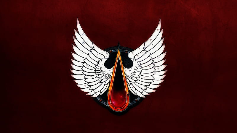 Blood Angels, Warhammer 40000, wings Full, HD wallpaper
