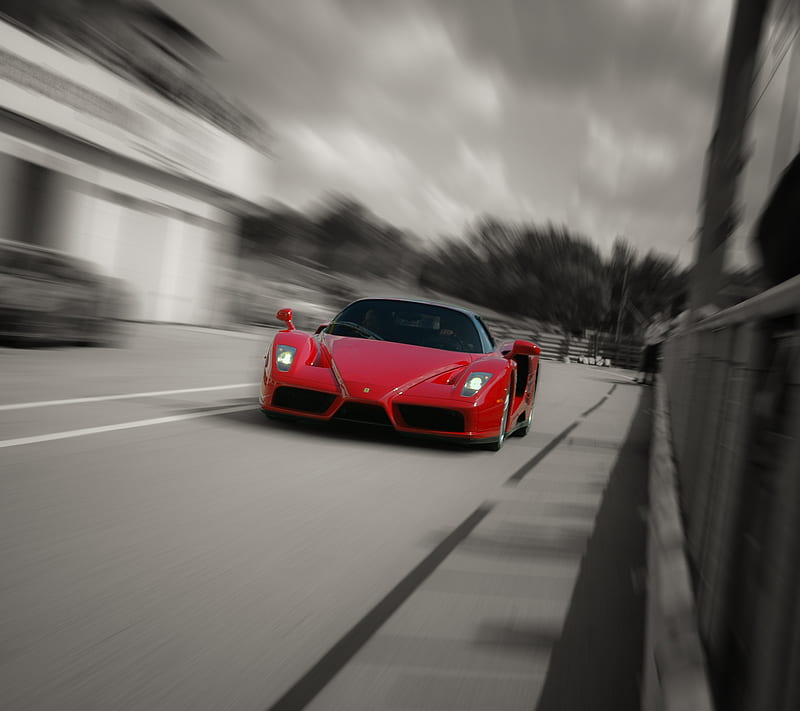 Ferrari, enzo, red, supercar, HD wallpaper