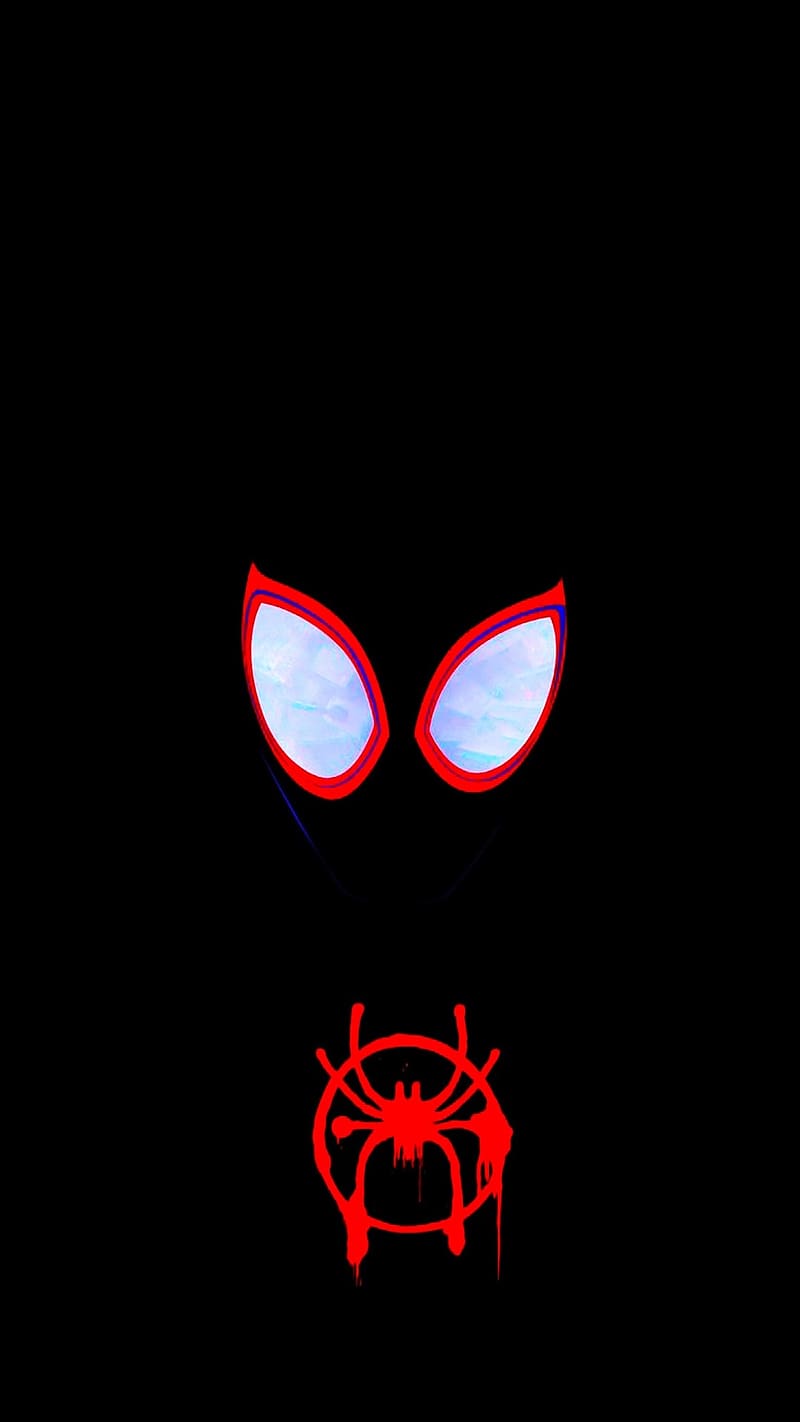 Spider Man, Red And Black Mask, red, black, mask, superhero, marvel, HD phone wallpaper